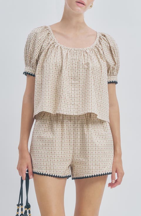 Sue Plaid Woven Shirt