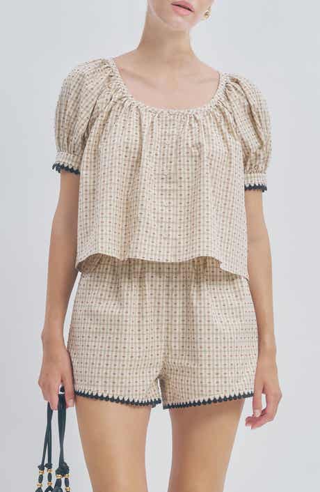 Sue Plaid Woven Shirt
