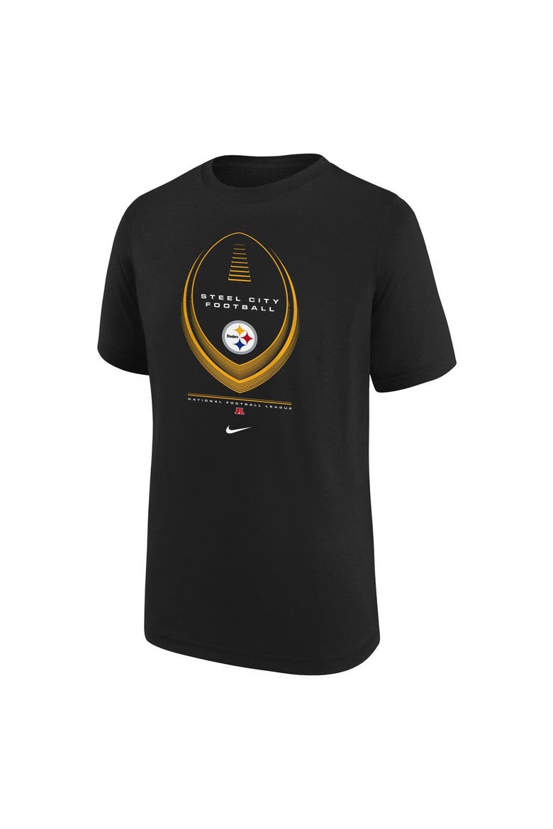 Youth Nike  Black Pittsburgh Steelers Icon Legend Dri-FIT T-Shirt, Alternate, color, Black