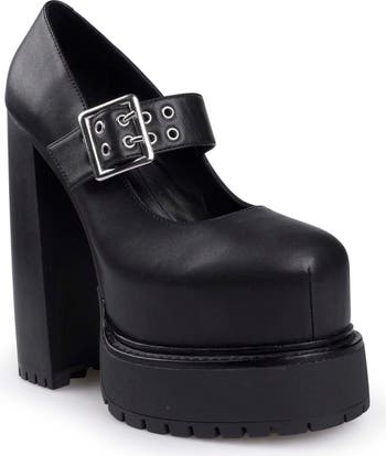Nay Mary Jane Platform Pump