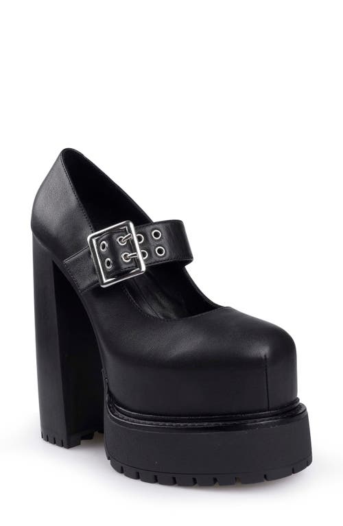 Zigi Nay Mary Jane Platform Pump In Black