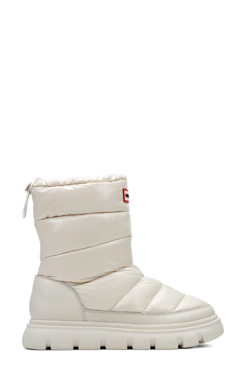 Hunter Maribel Waterproof Snow Boot In White