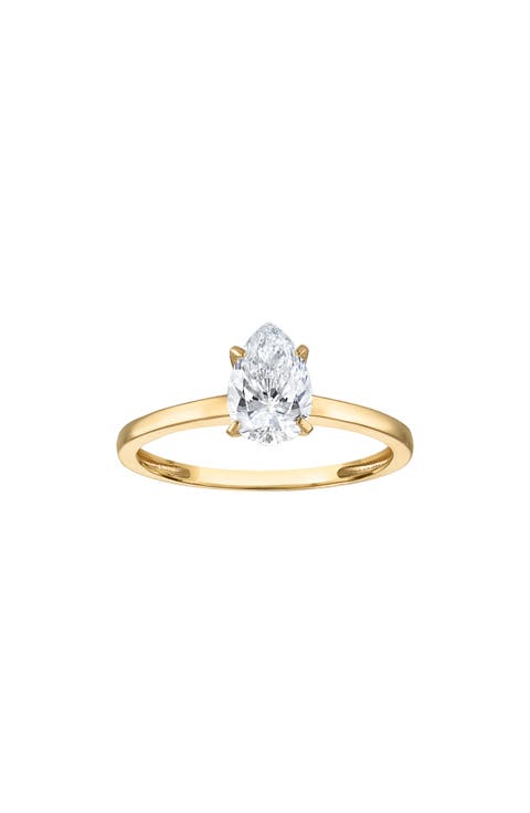 14K Gold Lab Grown Diamond Ring