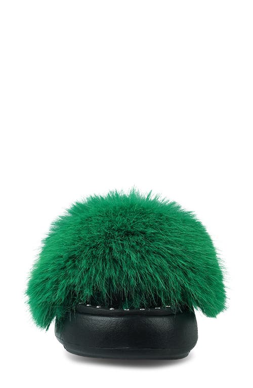 Zigi Fabbi Faux Fur Platform Sandal