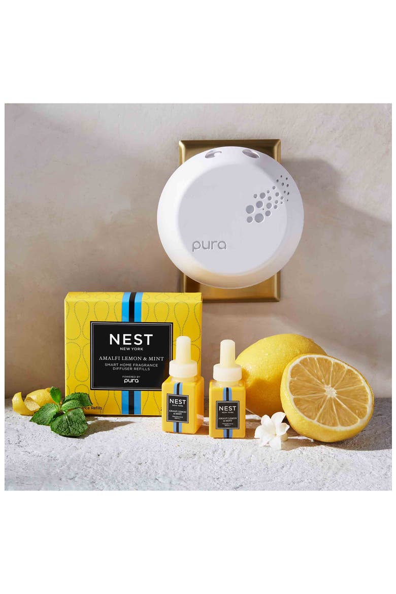 x Pura Home Fragrance Diffuser Refill Duo, Alternate, color, AMALFI LEMON MINT