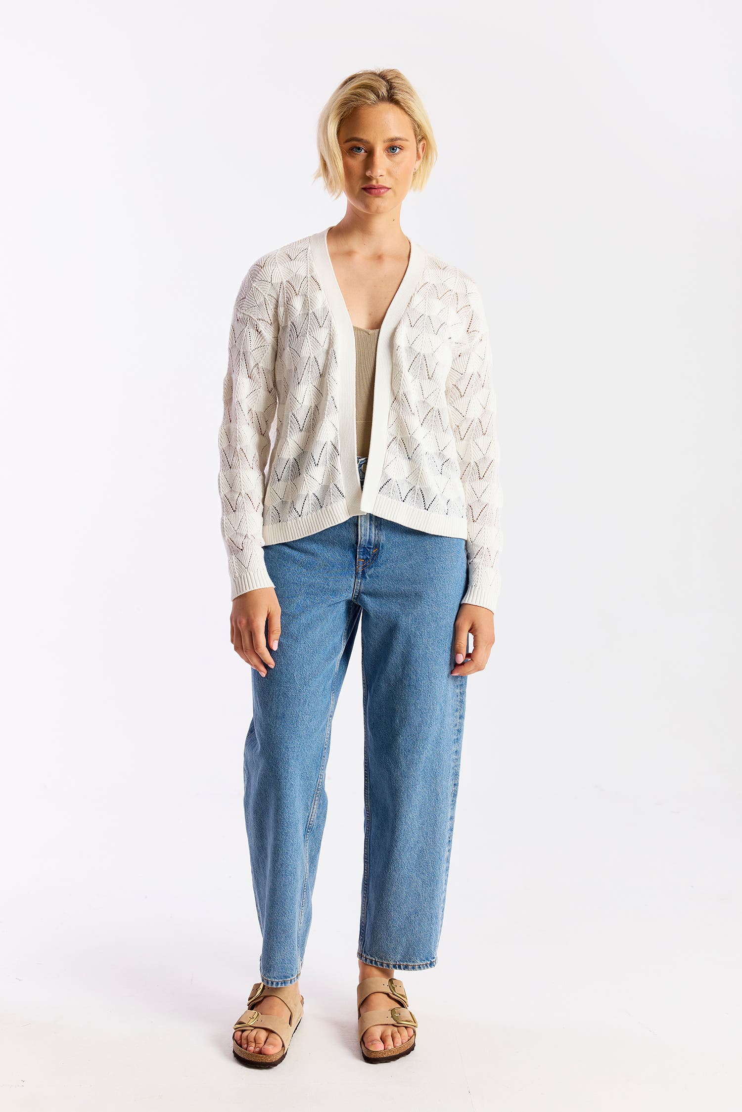 Chevron Stitch Cardigan - image 2