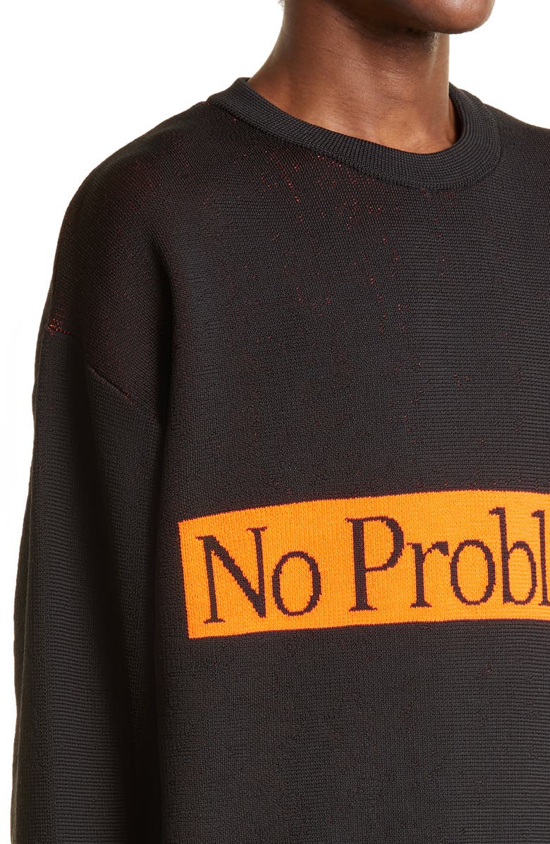 Aries No Problemo Jacquard Sweater, Alternate, color,