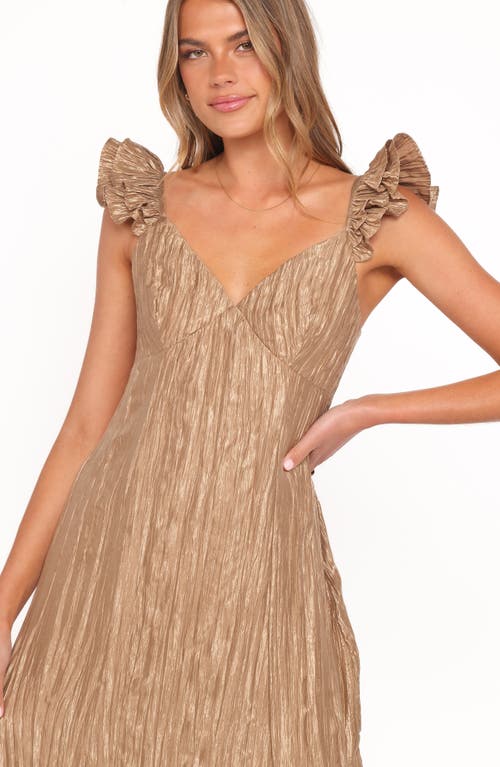 Petal And Pup Petal & Pup Romola Midi Dress In Brown