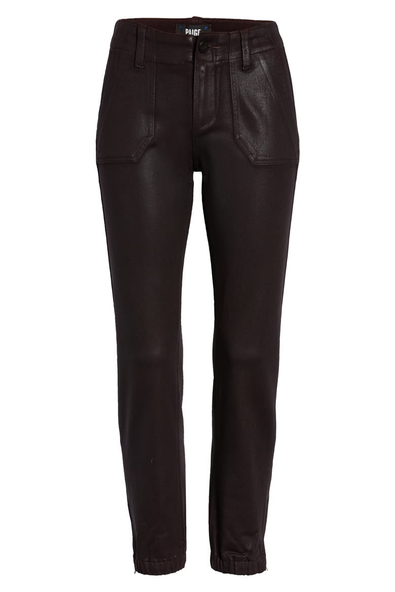 Women's Mayslie Coated Joggers, Alternate, color, BLACK CHERRY LUXE COATING