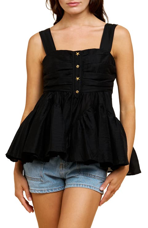 Luna Peplum Tank