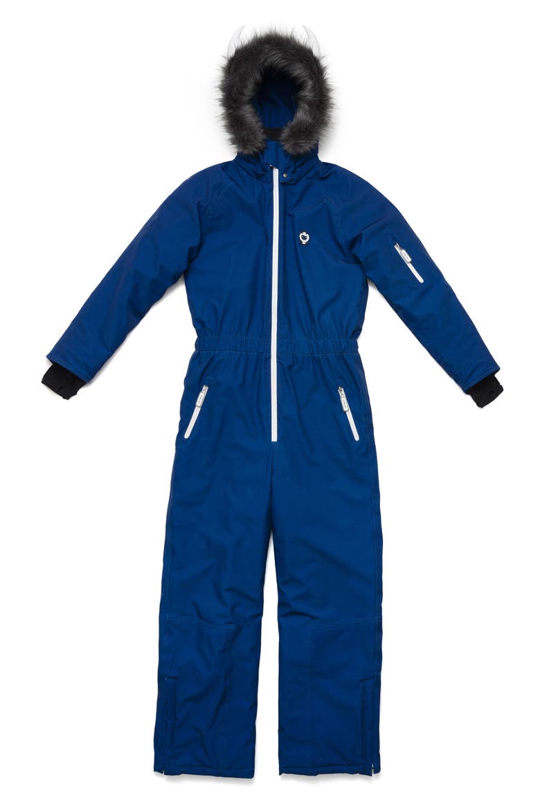 Frosty Mens Ski Suit, Main, color, Blue