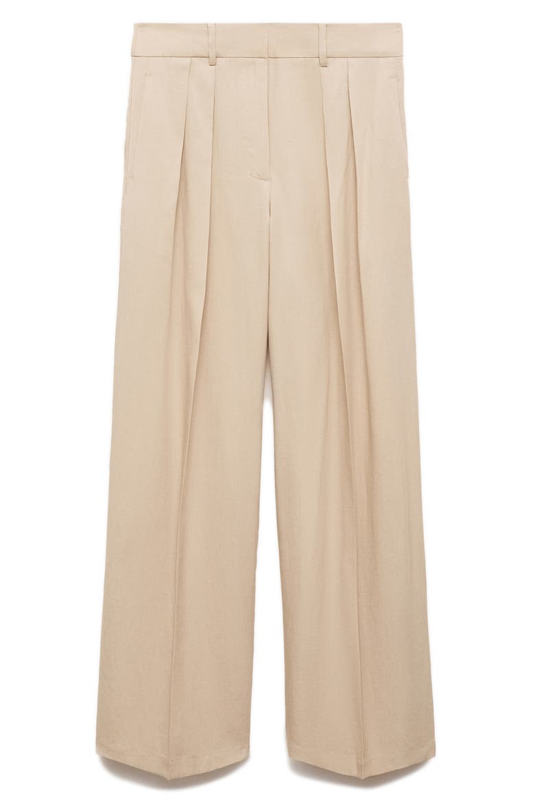 Wide Leg Pants, Alternate, color, BEIGE