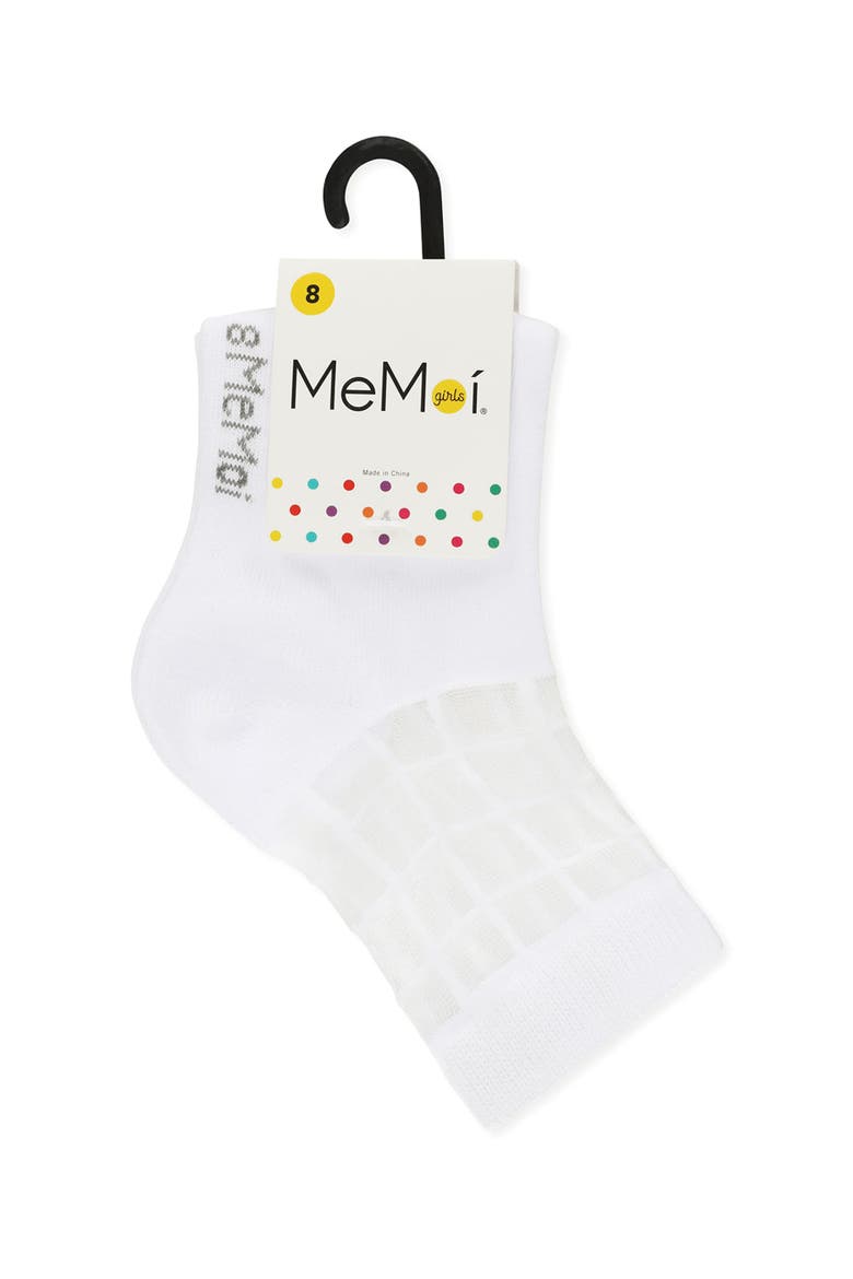 Window Pane Sheer Socks, Alternate, color, White