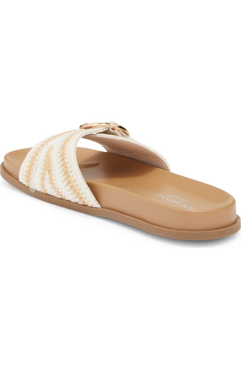 TOP MODA Daniela Slide Sandal, Alternate, color, Beige