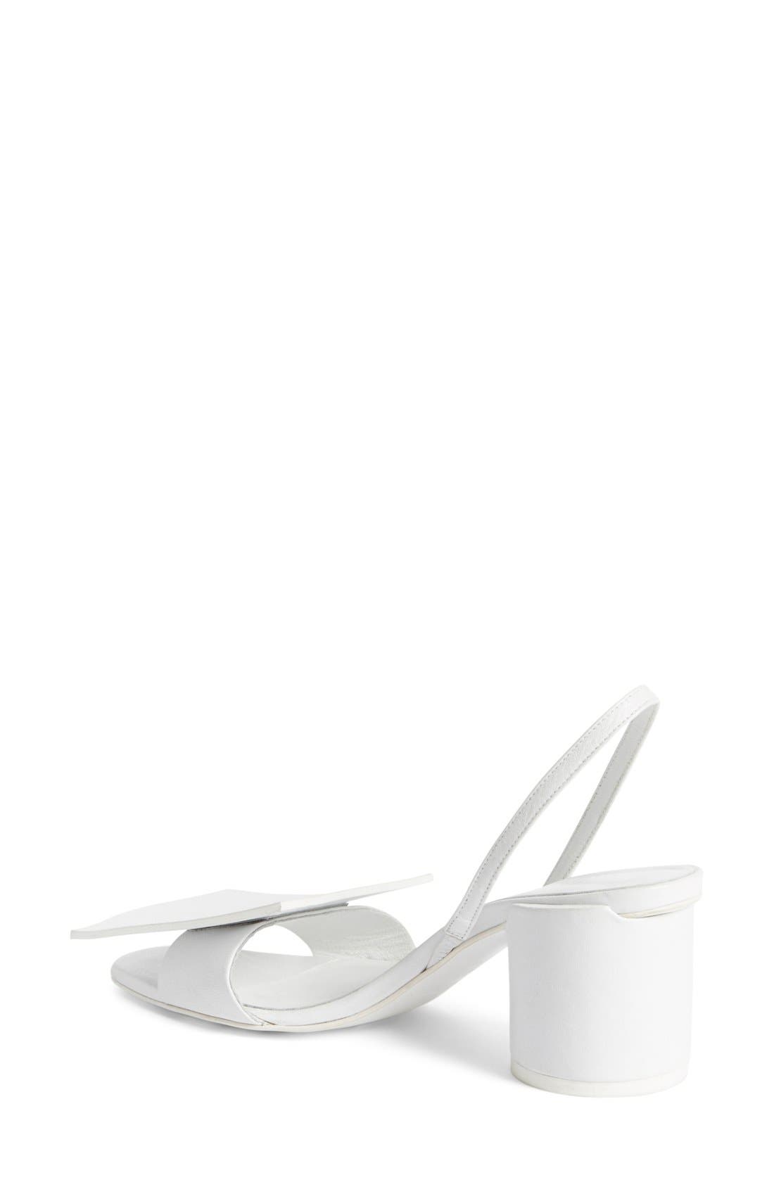 Jacquemus 'Rond Carré' Slingback Sandal, Alternate, color, 