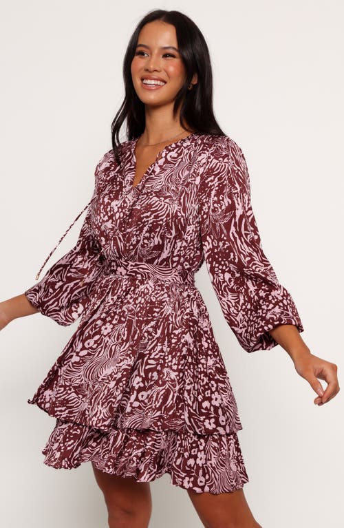 Petal And Pup Petal & Pup Wrenley Long Sleeve Dress In Multi