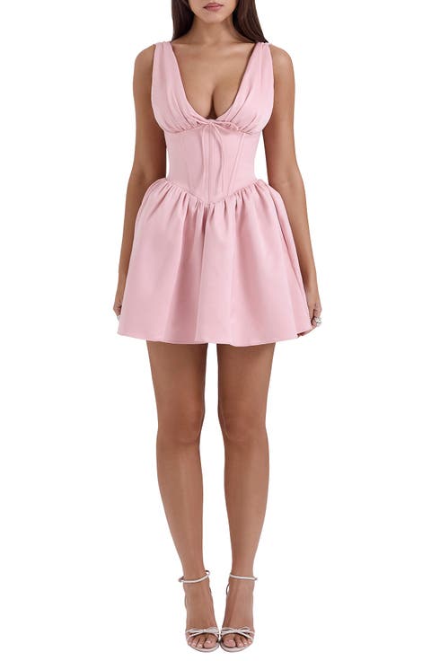 Emmeliette Satin Minidress