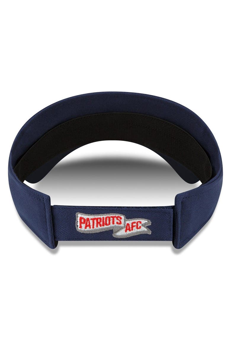Men's New Era Navy New England Patriots 2022 Sideline Adjustable Visor, Alternate, color, Navy