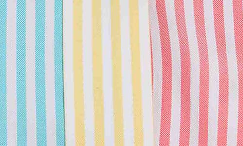 Foxcroft Half Stripe Cotton Button-up Blouse In Multi