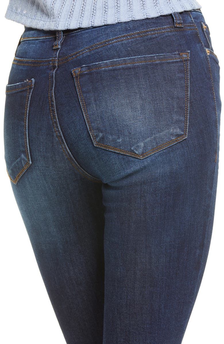 STS Blue Ellie High Rise Raw Hem Ankle Jeans, Alternate, color, 