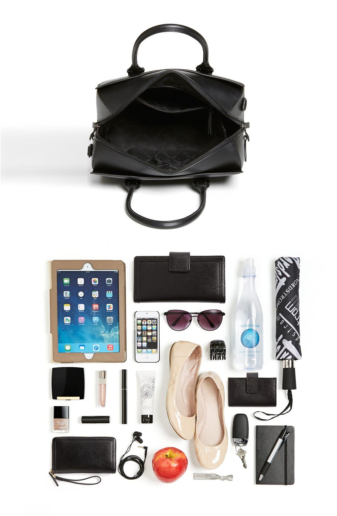 'Lele' Satchel, Alternate, color, BLACK