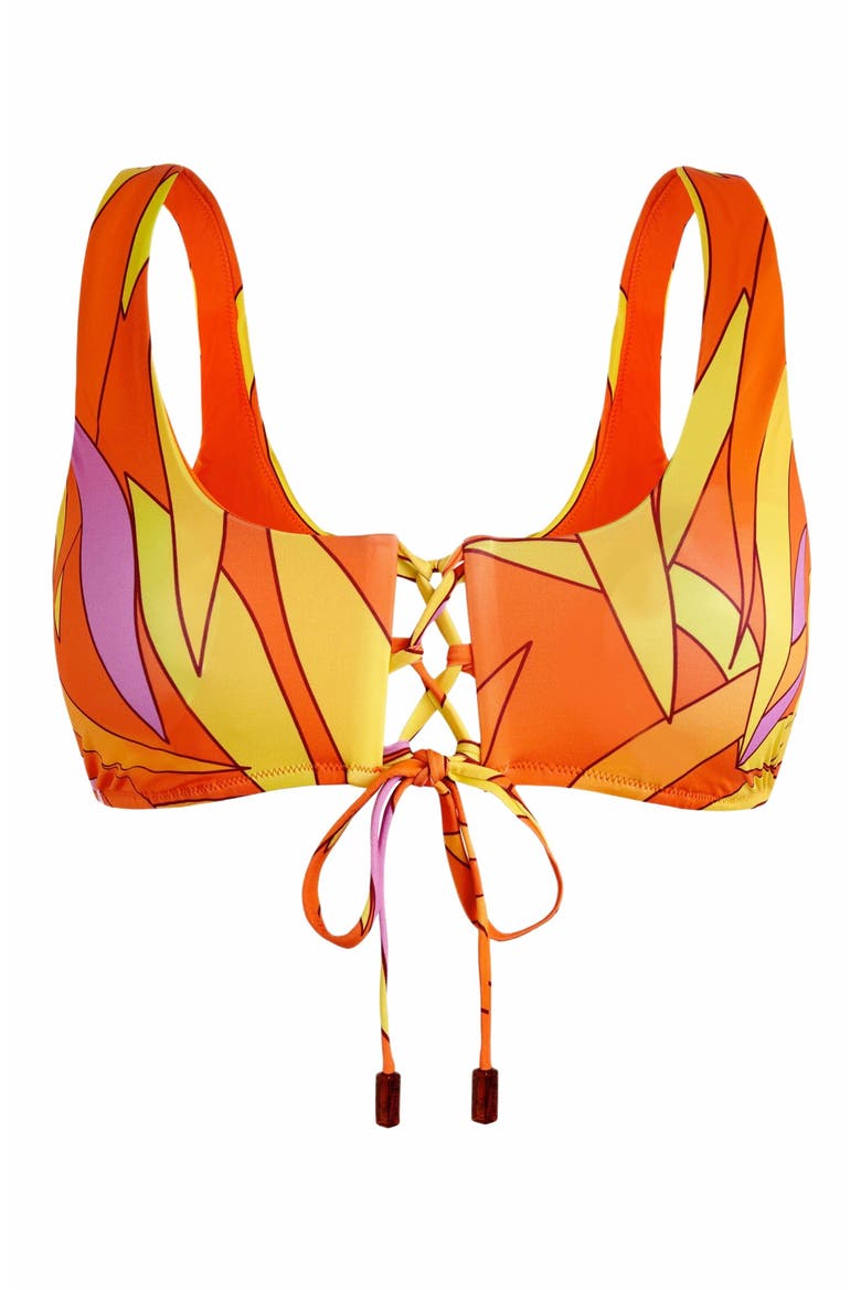 Women's Madrague Bra-Style Bikini Top, Alternate, color, ABRICOT