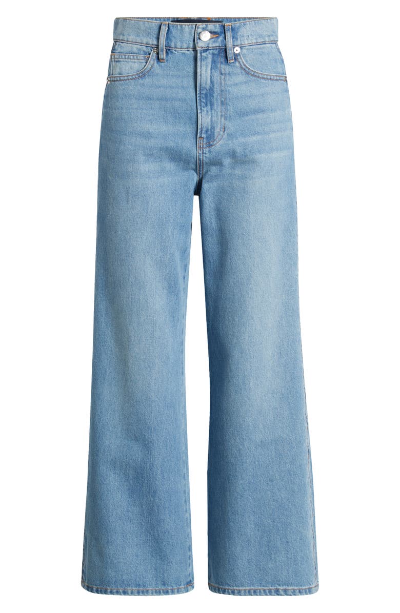 Veronica Beard Taylor Crop Wide Leg Jeans, Alternate, color, Nova