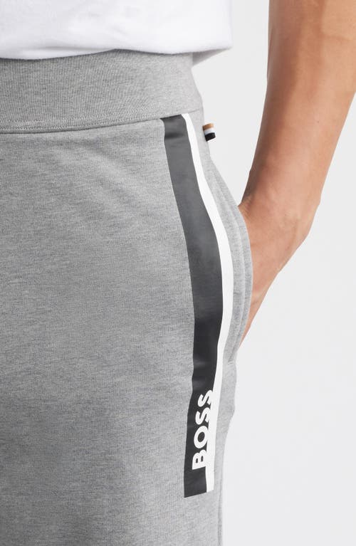 Hugo Boss Boss Authentic Lounge Shorts In Medium Grey