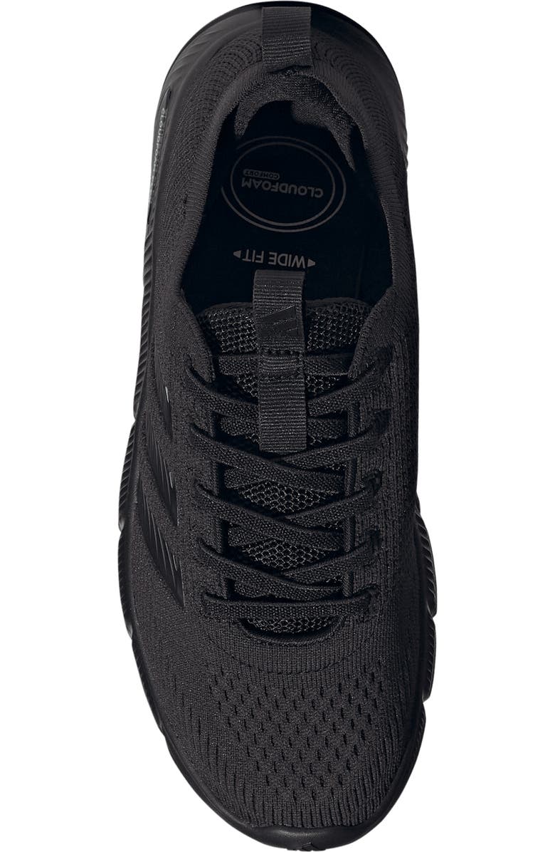 adidas Cloudfoam Flex Slounge Running Shoe, Alternate, color, Core Black/ Core Black