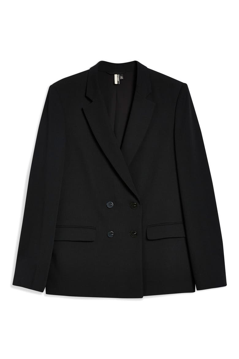 Slouch Suit Blazer, Alternate, color, BLACK