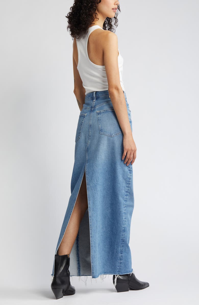 AG Rani Raw Hem Denim Skirt, Alternate, color, 