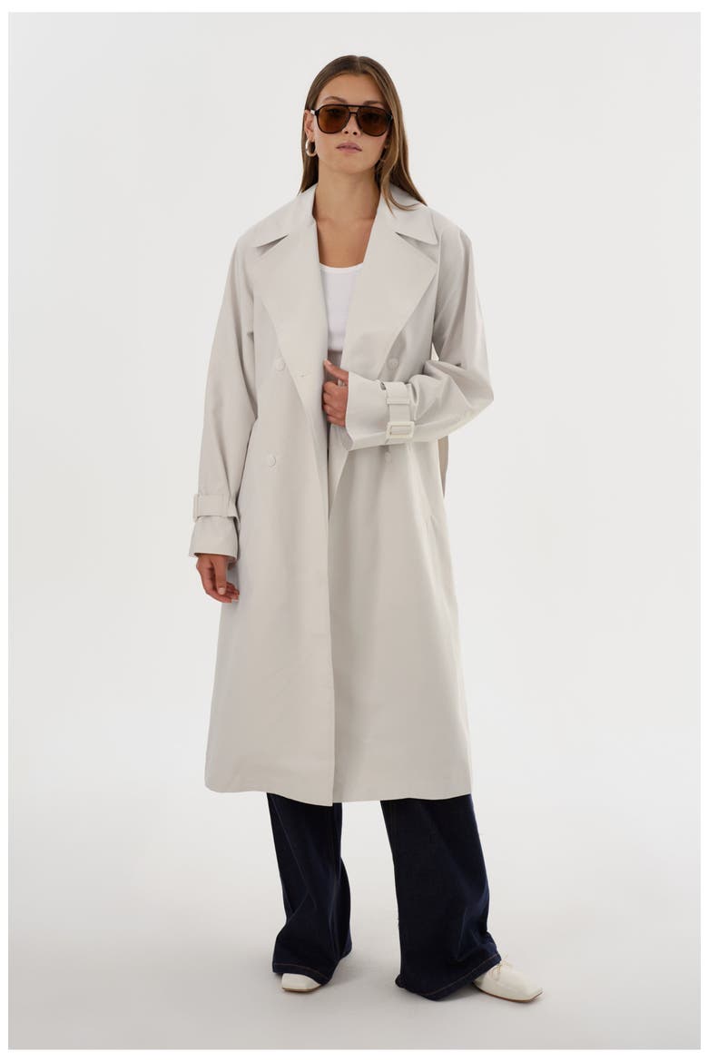 Colette | Trench Coat, Alternate, color, Whisper White