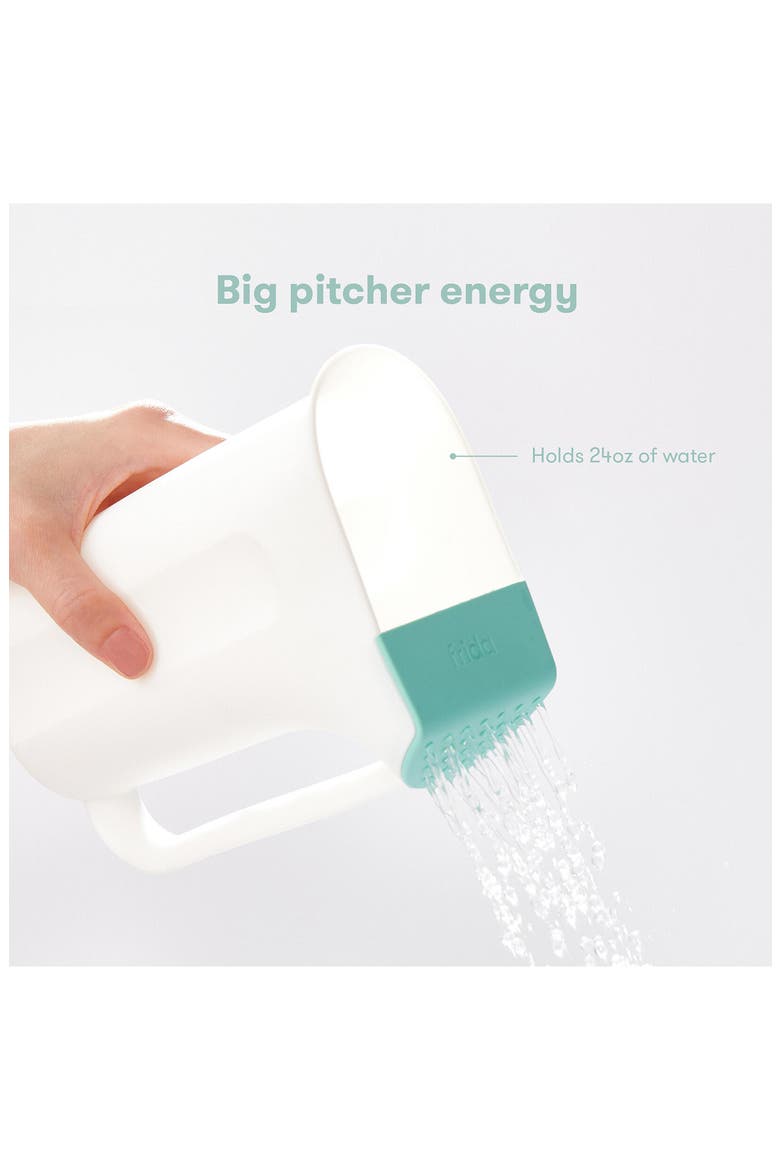 Control the Flow Bathroom Rinser Cup, Alternate, color, WHITE