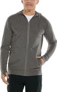 Coolibar Men's LumaLeo Zip-Up Hoodie, UPF 50+ Sun Protection