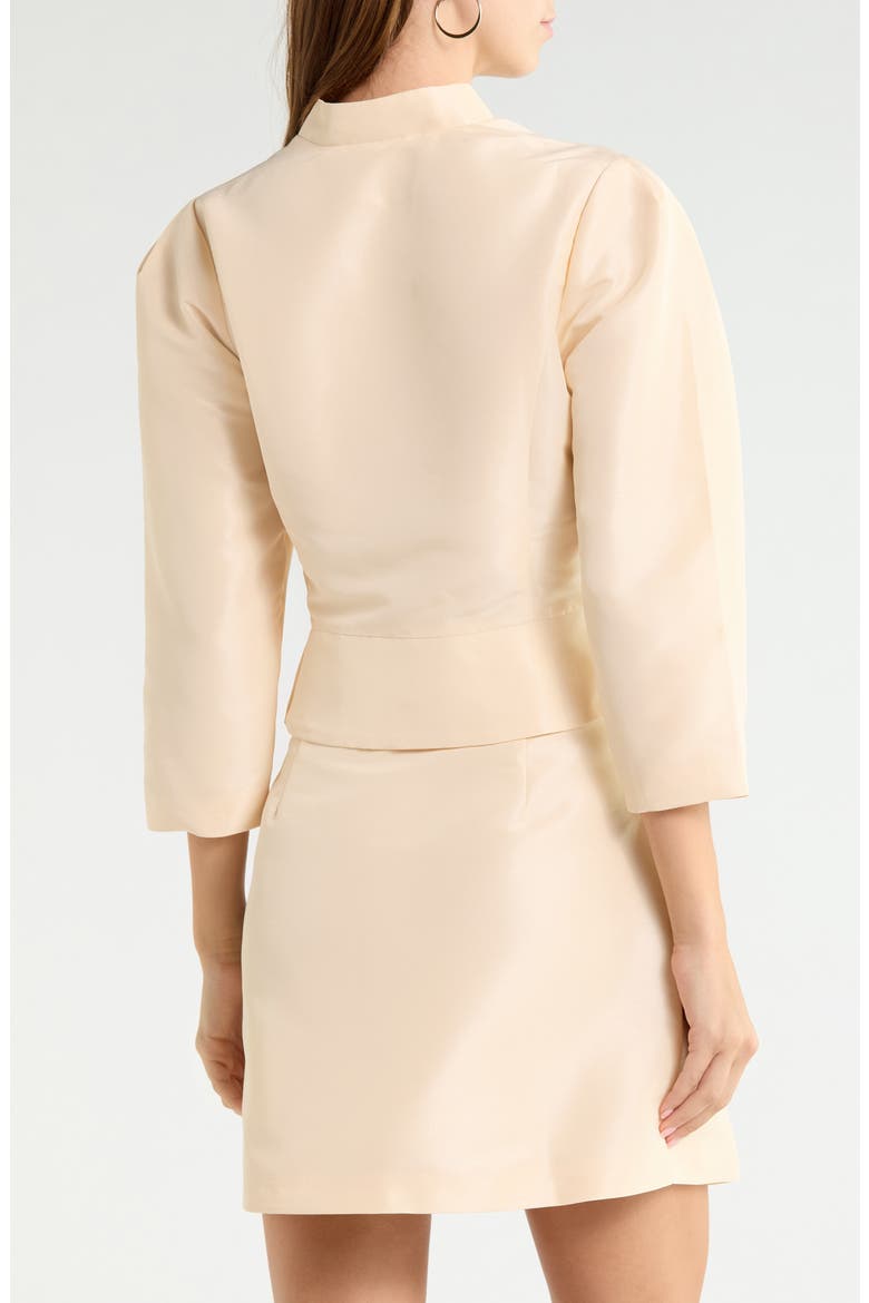 Hestia Puff Sleeve Jacket, Alternate, color, CREAM