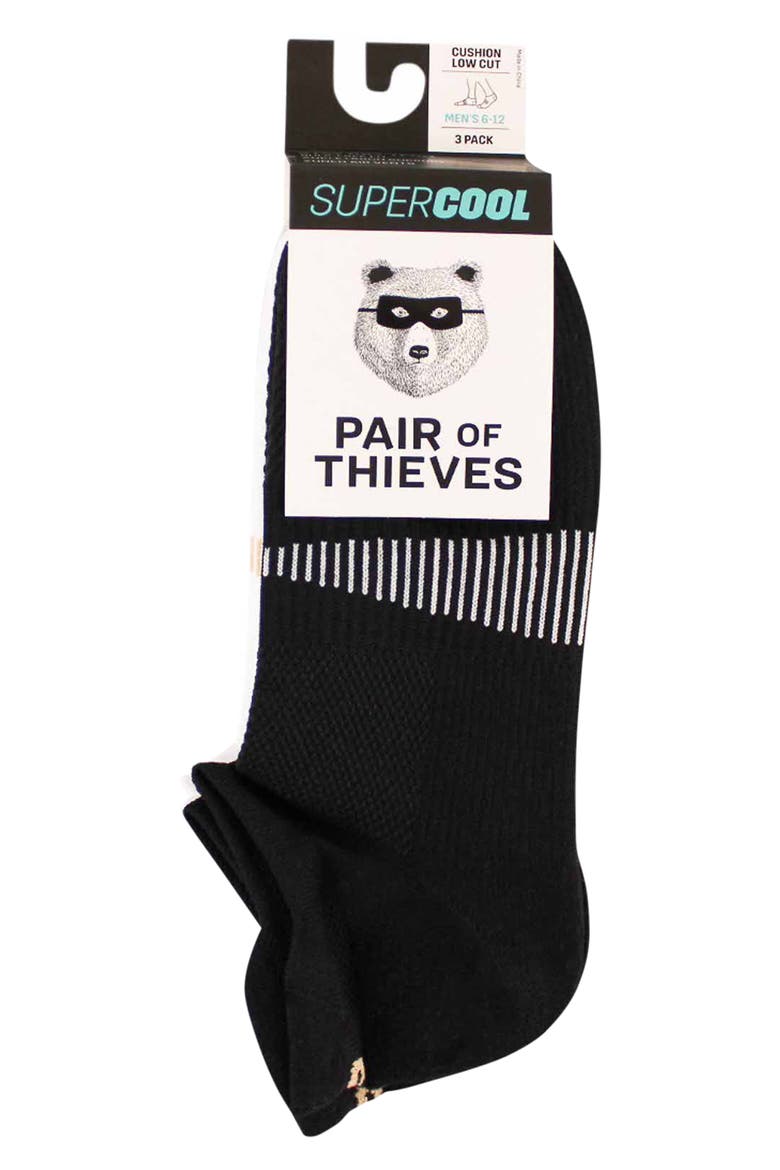 Cool Sport Low Cut Socks, Alternate, color, BLACK