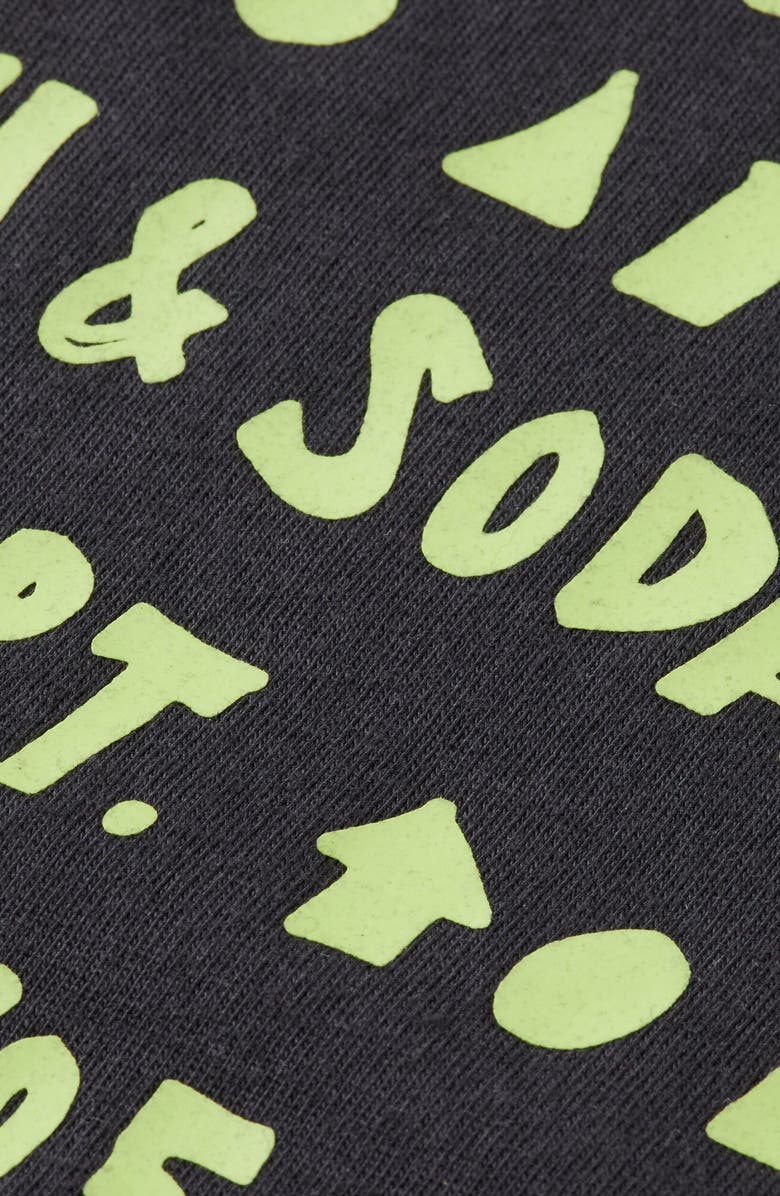 Scotch & Soda Kids' Art Print Cotton Graphic T-Shirt, Alternate, color, Charcoal Art