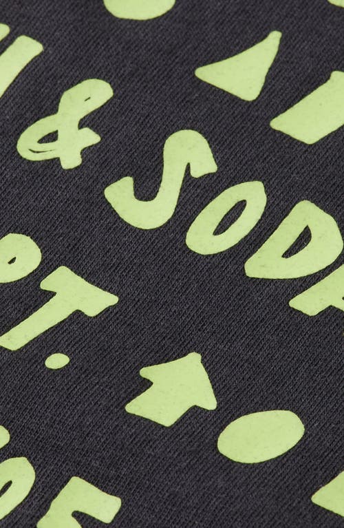 Scotch & Soda Kids' Art Print Cotton Graphic T-shirt In Black