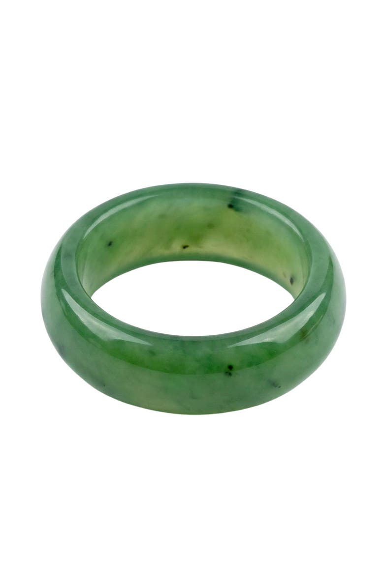 seree Evergreen Green Jade Ring, Main, color, Green