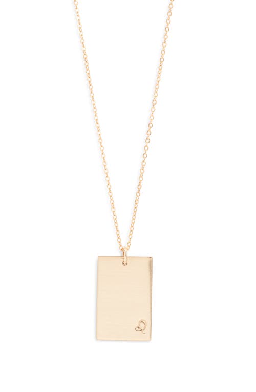 Set & Stones Goldie Zodiac Pendant Necklace In Pink