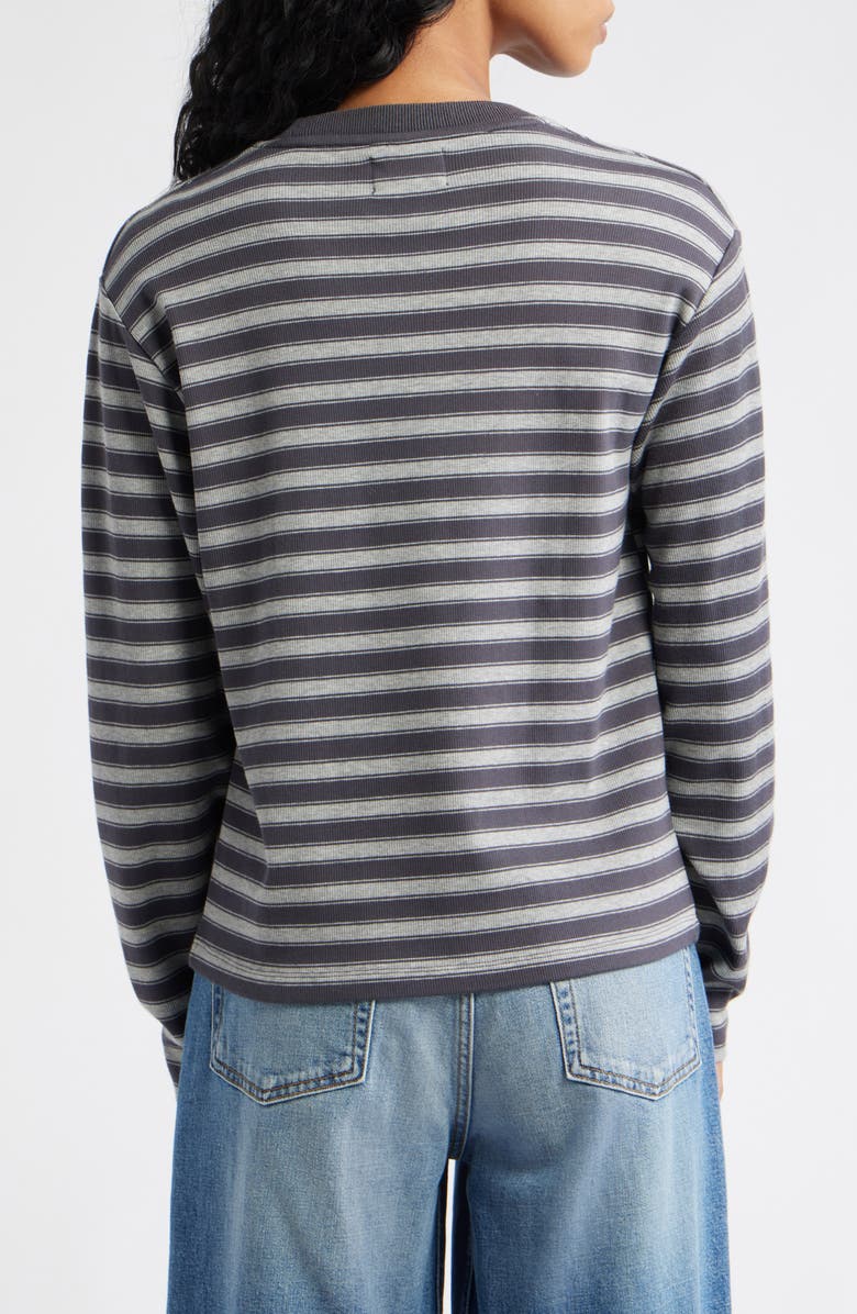 Damson Madder Stripe Long Sleeve T-Shirt, Alternate, color, Grey
