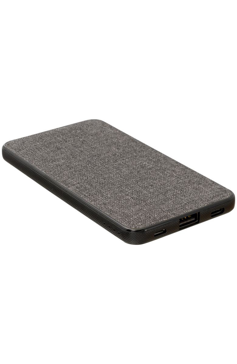 Ventev Portable Battery 5,000 mAh, Main, color, Gray