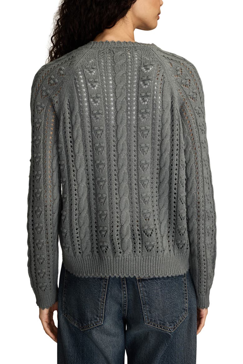 Pointelle Sweater, Alternate, color, TROOPER