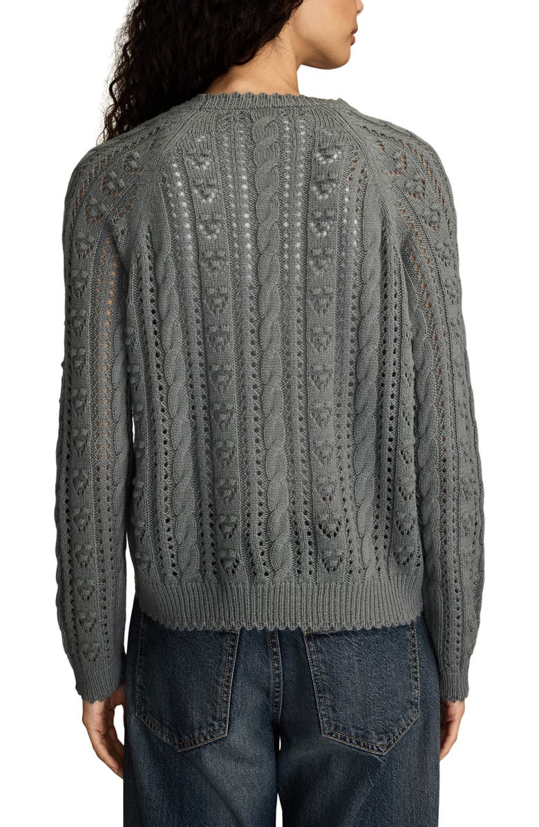 Lucky Brand Pointelle Sweater, Alternate, color, Trooper