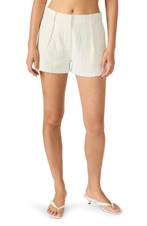 Minette Textured Stripe Shorts