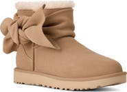 UGG® Classic Mini Bow Genuine Shearling Lined Boot