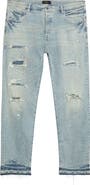 PURPLE BRAND P005 Distressed Straight Leg Jeans