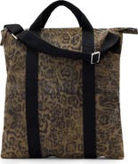 AllSaints Kei Leopard Canvas Backpack