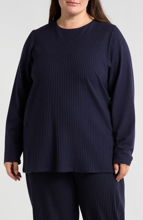 Rib Tunic Top (Plus)