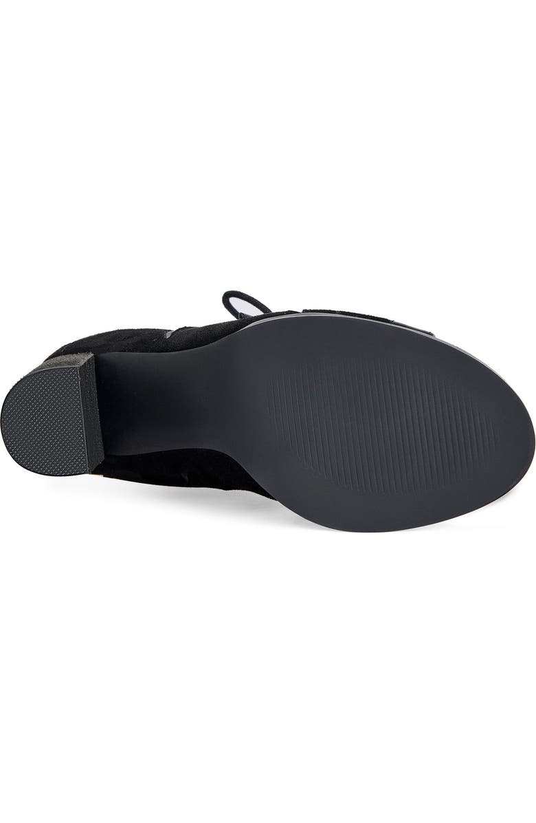 AZALEA WANG Mirona Block Bootie, Alternate, color, Black